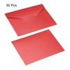 Unique Bargains Business Wedding Birthday V Flap Invitation Envelope 4 x 2.8 inch 50 Pcs - 3 of 4