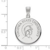 Black Bow Jewelry 14k White Gold Virginia State Trojans NCAA Large Pendant - 2 of 3
