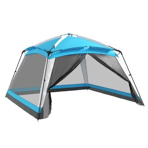 Outsunny 12' x 12' Screen House Room, 8 Person Camping Tent,Backpacking, and Traveling, Easy Set Up - 1 of 4
