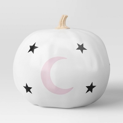 Wonder Painted Pumpkins Moon and Stars Figurine - Hyde and EEK! Boutique™ Off-White