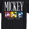 Men's - Disney - Mickey Color Blocks Short Sleeve Graphic T-Shirt - 2 of 4