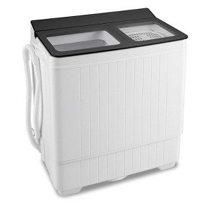 Costway Portable Washing Machine with 18 LBS Washer 8 LBS Spinner Combo ...