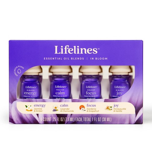 Lifelines Essential Oil Blend 2-Pack, Walk in The Woods: Calm & Focus Oils  for Essential Oil Diffuser, 100% Pure Essential Oils & Sustainably Sourced