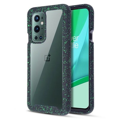 MyBat Splash Hybrid Case Compatible With Oneplus 9 Pro - Highly Transparent Clear / Black