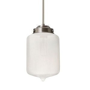 Besa Lighting Olin 1 - Light Pendant in  Satin Nickel - 1 of 1