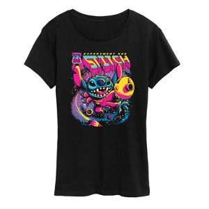 Women's - Lilo and Stitch - Stitch Comic Cover Short Sleeve Graphic T-Shirt - 1 of 4