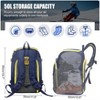 Wikineon 50L Blue Travel Ski Backpack – Perfect for Ski Travel with Ample Storage, Sleek Design, and Durable Build for All Winter Adventures - 2 of 4