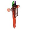 Morris Costumes 4.5 ft Animated & Light-Up Hanging Clown Halloween Decoration - Orange - 2 of 4