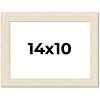 PosterPalooza | 14x10 Wide Barnwood Picture Frame, UV Acrylic, 6 Finishes - Grey, Brown, White, and Black - 2 of 4