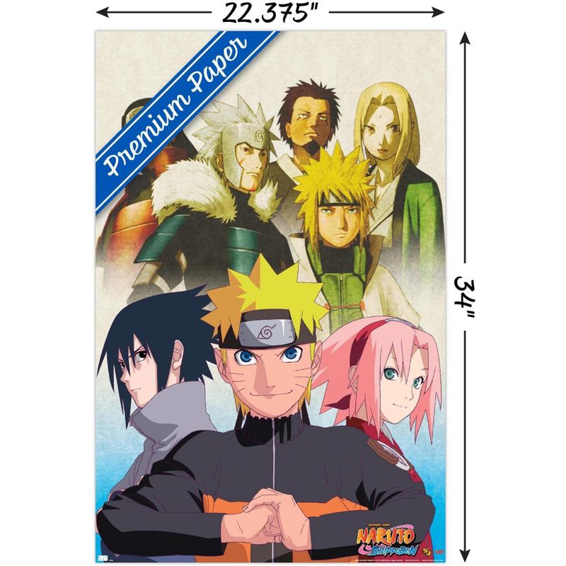 Trends International Naruto Shippuden - Key Art Unframed Wall Poster Prints, 3 of 7
