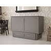 Queen Monroe Murphy Bed Chest USB Turbo Charger - AFI - 3 of 4