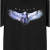 Harry Potter Hedwig The Owl Crew Neck Short Sleeve Men's Black T-shirt - 2 of 3
