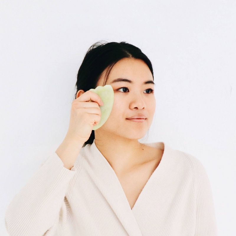 Mei Apothecary Jade Gua Sha Facial Massage Beauty Tool - 1ct, 4 of 5