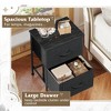 GALAXHERO Night Stand 2 Drawer Small Dresser for Bedroom, Closet, Dorm, Fabric Nightstand with Storage Bins - 4 of 4