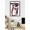 Trends International NBA Miami Heat - Bam Adebayo Feature Series 25 Framed Wall Poster Prints - 2 of 4