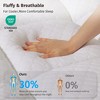 kayamas 3" Double-layer Mattress Topper include 2"  Gel Memory Foam and 1" Pillow Top Mattress Pad Cover with Elastic deep pocket - 4 of 4