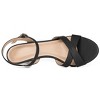 Allegra K Women's Adjustable Ankle Buckle Strap Kitten Heel Sandals - 4 of 4