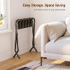 Luggage Rack, Foldable Suitcase Stands Set of 2, Metal Luggage Holder for Guest Room, Bedroom, Hotel - 4 of 4