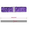 Allegra K Women's Stretchy Waist Belts Metal Interlock Buckles Sequins Decor Belts 60cm/23.62" 1 Pc - 3 of 4