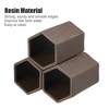 Unique Bargains Resin Aquarium Hideaway Rock Cave Fish Tank Decoration Brown 2.76''x3.66''x3.74'' - 3 of 4