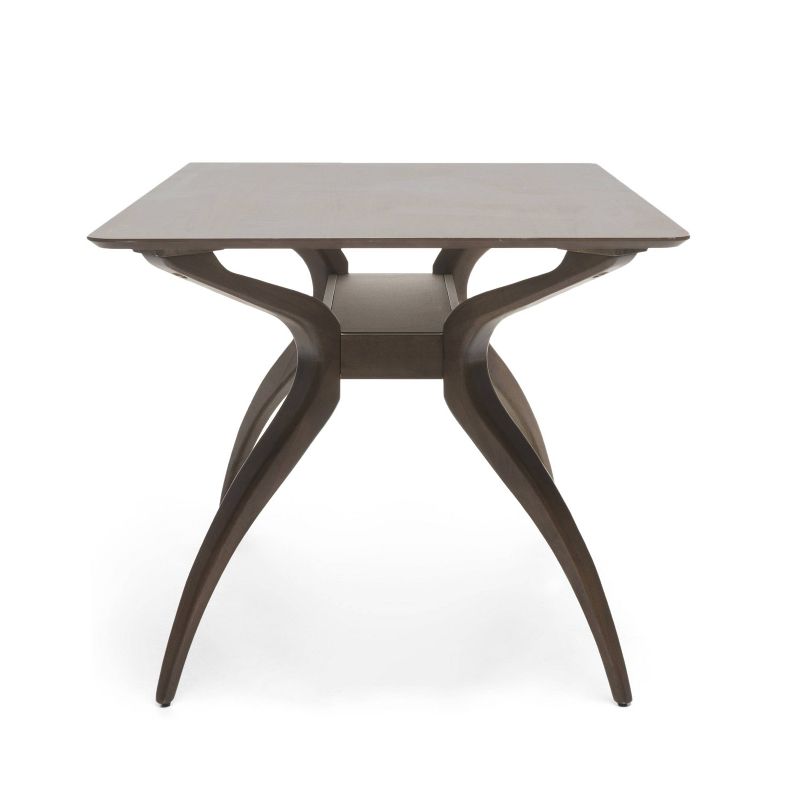 Salli Dining Table Natural Walnut - Christopher Knight Home, 4 of 6