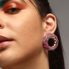 Women's The Jingle Stud Earrings - Baby Pink - 4 of 4