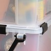 IRIS USA WEATHERPRO Airtight Plastic Storage Bin with Seal Lid, Secure Latching Buckles and 2 Rear Wheels - 4 of 4