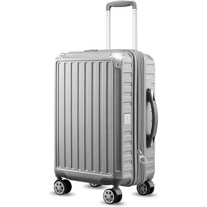 LUGGEX Carry On Luggage 3 Piece Sets,Durable PC Expandable Hardshell Suitcase with Spinner Wheels - 1 of 4