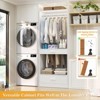 Aheaplus Closet System Organizer with Hanging Area, Freestanding Wooden Closet with Drawers - 3 of 4