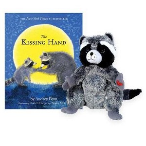 MerryMakers, Inc Kissing Hand/Chester Raccoon Plush And Hardcover Book - 1 of 3