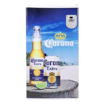 Corona Compact Fridge w/ Bottle Opener, 3.2 cu ft (90L) - White
