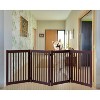 Dynamic Accents Highlander Series Solid Wood Pet Gates are Handcrafted by Amish Craftsman - 32 High - 4 Panel - Mahogany - 2 of 2