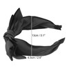 Unique Bargains Women's Double Layered Bow Knot Headband Hairband Accessories 2.6 Inch Wide 1Pc - 4 of 4