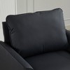 Cat Paw Leather 2PC Nordic Retro Light Luxury Single Sofa Chair with Overstuffed Headrest and Waist Pillows, Easy Assembly for Living Room - 4 of 4