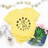 Simply Sage Market Women's Happy Easter Eggs Short Sleeve Graphic Tee - 3 of 3