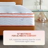 Queen Size Memory Foam & Pocket Springs, Medium Firm Hybrid Breathable Mattress in a Box, CertiPUR-US Certified-Coolbibila - 3 of 4