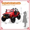 Jojoka 24V Ride on Truck Car for Kids, Battery Powered 4*55W Motor Electric Toys with Remote Control, 2 Seatl, Spring Suspension, Bluetooth, 3 Speeds - 2 of 4