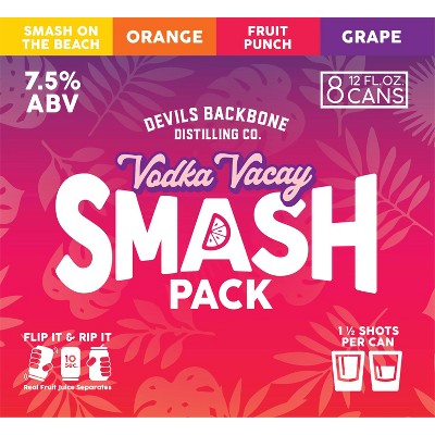 Devils Backbone Smash Vodka Vacay - 8pk/355ml Cans