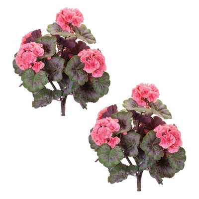 Geranium Floral Bush (Set of 2)