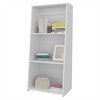 YONWAY Bookcase in Melamine with Three Shelves, Modern Style Book Shelf for Books for Living Room, Home, Office - 2 of 4