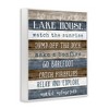 Stupell Industries Life Is Simple Lake House List Framed Giclee Art - 2 of 4