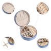 Unique Bargains Travel Gifts Small Portable Plush Velvet Jewelry Display Organizer 2 Pcs - 3 of 4