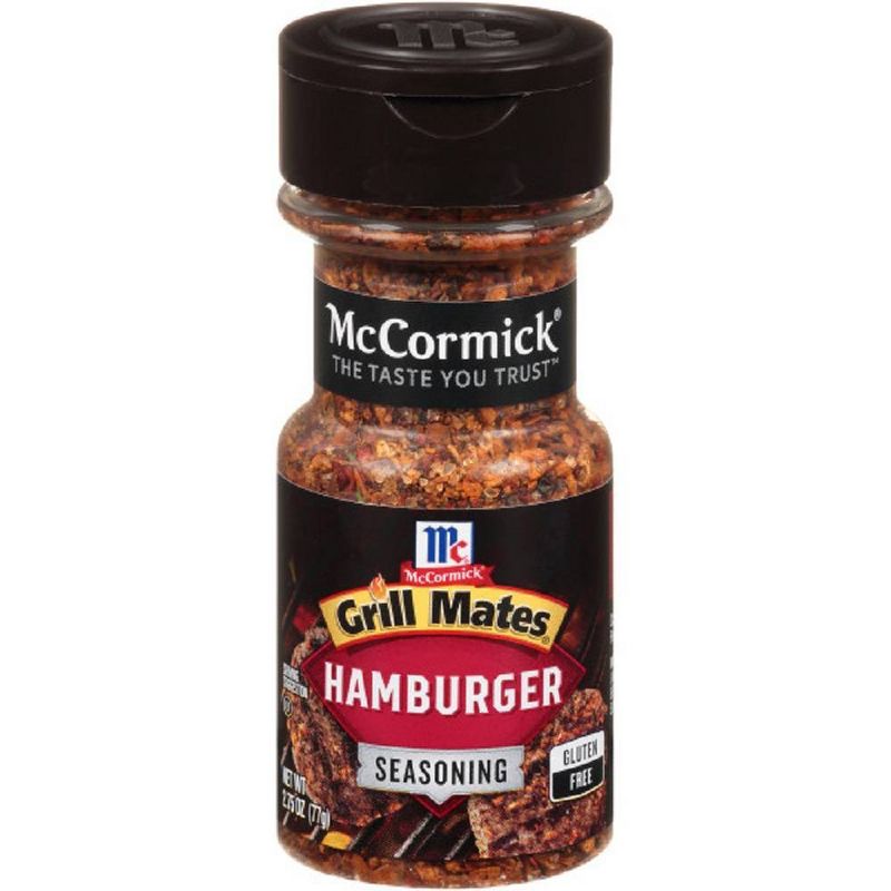 McCormick Grill Mates Gluten Free Hamburger Seasoning - 2.75oz, 1 of 7