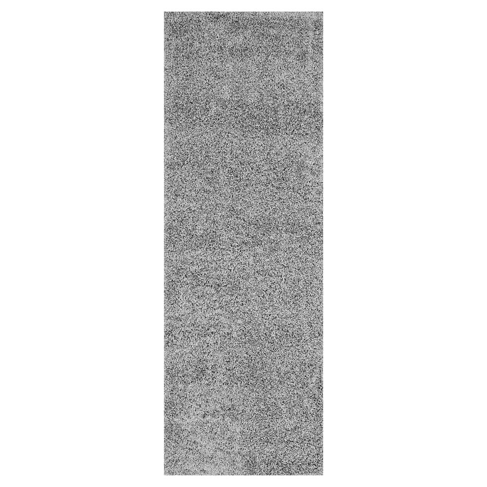 nuLOOM Shag Runner - Gray (2' 8inx8')