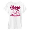 Women's - Lilo and Stitch - Ohana Records Short Sleeve Graphic T-Shirt - 2 of 4