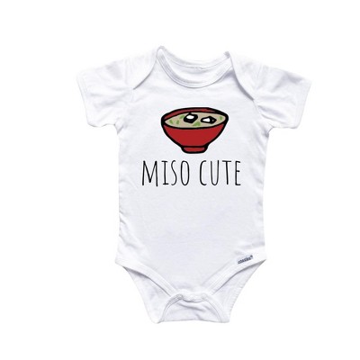 Miso Soup Onesie® Baby Boy Girl Clothes Infant Bodysuit Funny Cute Newborn GS1