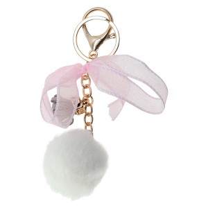 Unique Bargains Bow Ball Handbag Charm 1 Pc - 1 of 4