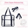 Unique Bargains Large PVC Zipper Makeup Bags and Organizers 1 Pc - 4 of 4