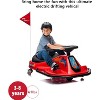 24V Kids Electric Drift Kart with 360° Spinning & Music - Dual Speed Modes, Parent Remote Control & Safety Frame for Ages 3-8 - 2 of 4
