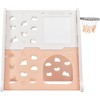 5-in-1 Toddler Climber Basketball Hoop Set Playground Climber Playset with Tunnel Climber Whiteboard Building Block Baseplates - 4 of 4
